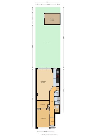 Floorplan - Keucheniusstraat 25B, 3038 SK Rotterdam